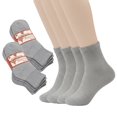thumbnail image 1 of Comfello Circulatory Diabetic Ankle Socks for Men & Women – 3-Pack – Non-Binding, Extra Wide Moisture Wicking Cotton Socks, 1 of 6