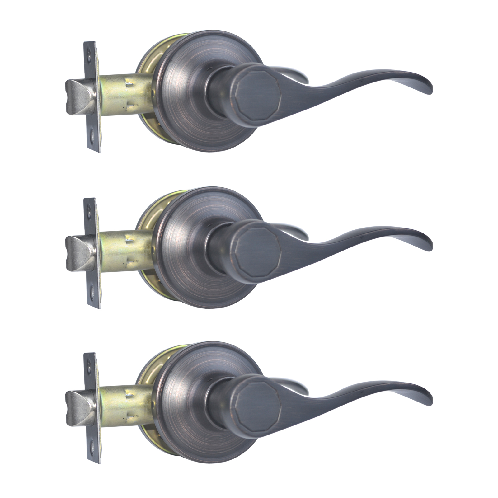 Comfhouse Wave Style Door Lever, Door Handle, Door Handleset, Door