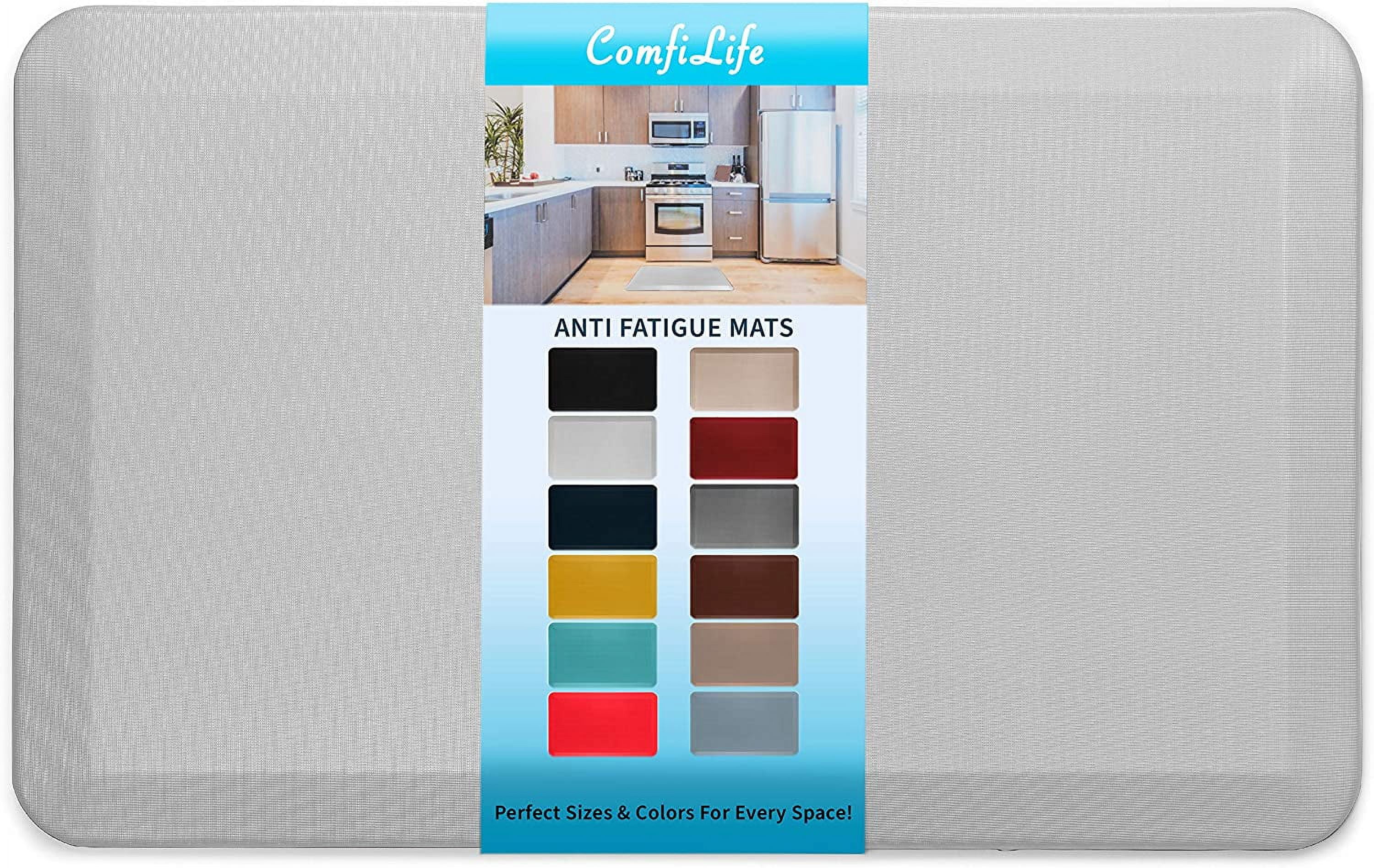 ComfiLife Anti Fatigue Floor Mat – 3/4 Inch Thick Perfect Kitchen Mat,  Standing Desk Mat – Comfort at Home, Office, Garage – Durable – Stain  Resistant