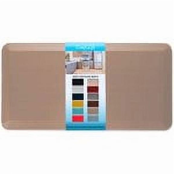 ComfiLife Anti Fatigue Durable Floor Mat for Kitchen, Standing Desk, Home, Office, Garage 20" x 39" Beige