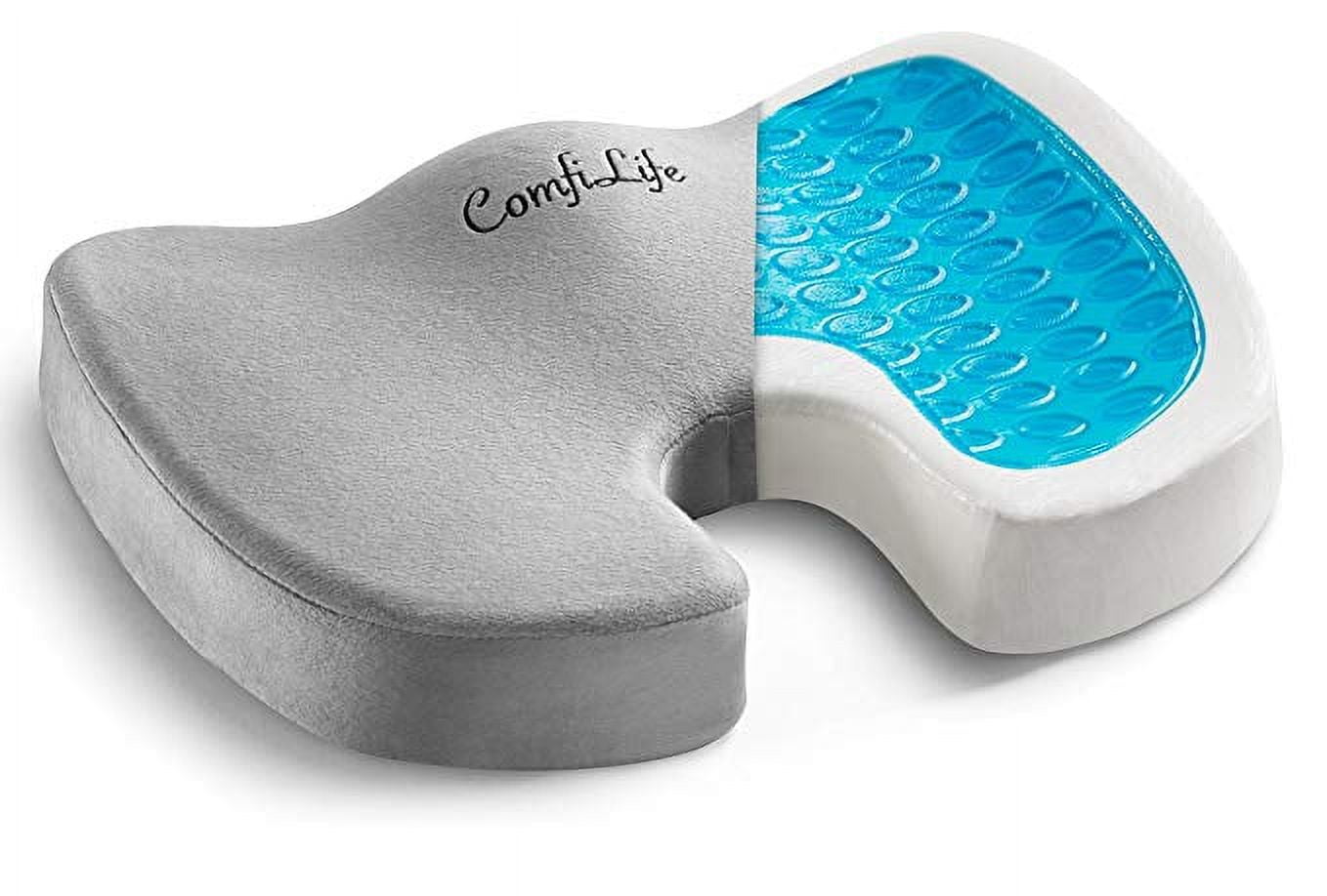 Memory Foam Seat Cushion for Backpain, Sciatica & Hemorrhoid Treatment –  JUNELILYBEAUTY