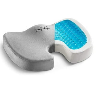 Comfilife Gel Enhanced Seat Cushion Non-slip Orthopedic Gel Memory Foam Coccyx  Cushion Tailbone Pain Office Chair Car Seat Cushion Sciatica Back Pain  Relief