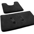 ComfiTime 2 Piece Bathroom Rugs Set Thick Memory Foam, NonSlip Bath