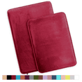 thumbnail image 1 of ComfiTime 2 Piece Bathroom Rugs Set – Thick Memory Foam, Non-Slip Bath Mat, Soft Plush Velvet Top, Ultra Absorbent, Small, Large & Long Rugs for Bathroom Floor, Burgundy, 20*32 & 22*42, 1 of 12