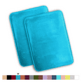 thumbnail image 1 of ComfiTime 2 Piece Bathroom Rugs Set – Thick Memory Foam, Non-Slip Bath Mat, Soft Plush Velvet Top, Ultra Absorbent, Small, Large & Long Rugs for Bathroom Floor, Caribbean Sea, 17*24, 2PCS, 1 of 12