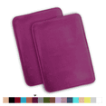 thumbnail image 1 of ComfiTime 2 Piece Bathroom Rugs Set – Thick Memory Foam, Non-Slip Bath Mat, Soft Plush Velvet Top, Ultra Absorbent, Small, Large & Long Rugs for Bathroom Floor, Eggplant, 17*24, 2PCS, 1 of 10
