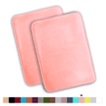 thumbnail image 1 of ComfiTime 2 Piece Bathroom Rugs Set – Thick Memory Foam, Non-Slip Bath Mat, Soft Plush Velvet Top, Ultra Absorbent, Small, Large & Long Rugs for Bathroom Floor, Peach, 17*24, 2PCS, 1 of 11