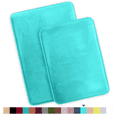 thumbnail image 1 of ComfiTime 2 Piece Bathroom Rugs Set – Thick Memory Foam, Non-Slip Bath Mat, Soft Plush Velvet Top, Ultra Absorbent, Small, Large & Long Rugs for Bathroom Floor, Teal, 20*32 & 22*42, 1 of 10