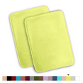 thumbnail image 1 of ComfiTime 2 Piece Bathroom Rugs Set – Thick Memory Foam, Non-Slip Bath Mat, Soft Plush Velvet Top, Ultra Absorbent, Small, Large & Long Rugs for Bathroom Floor, Yellow Green, 17*24, 2PCS, 1 of 12