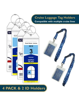 Cruise luggage tags walmart top