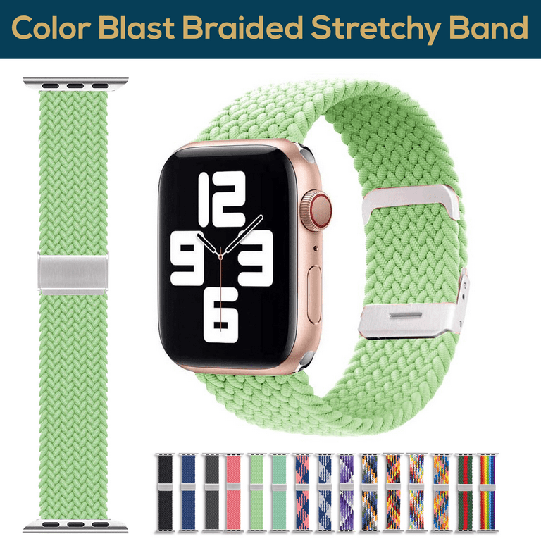 ComfiTime Apple Watch Band – Stretchy Apple Watch Sport Bands  38/40/41/42/44/45/49 mm for Men & Women, Breathable Silicone Bracelet  iWatch Bands