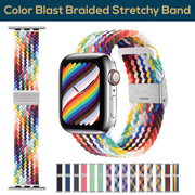 ComfiTime Apple Watch Band–Stretchy Braided iWatch Sport Band 38mm 40mm 41mm 42mm 44mm 45mm 49mm for Men&Women, Breathable Elastic Apple Watch Wristbands Strap for Series 9 8 7 6 5 4 3 2 1 SE Ultra