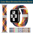 thumbnail image 1 of ComfiTime Apple Watch Band–Stretchy Braided iWatch Sport Band 38mm 40mm 41mm 42mm 44mm 45mm 49mm for Men&Women, Breathable Elastic Apple Watch Wristbands Strap for Series 9 8 7 6 5 4 3 2 1 SE Ultra, 1 of 15