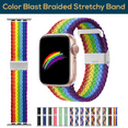 thumbnail image 1 of ComfiTime Apple Watch Band – Stretchy Braided iWatch Sport Band 38mm 40mm 41mm 42mm 44mm 45mm for Men & Women, Breathable Elastic Apple Watch Wristbands Strap for Series SE 9 8 7 6 5 4 3 2 1, 1 of 15