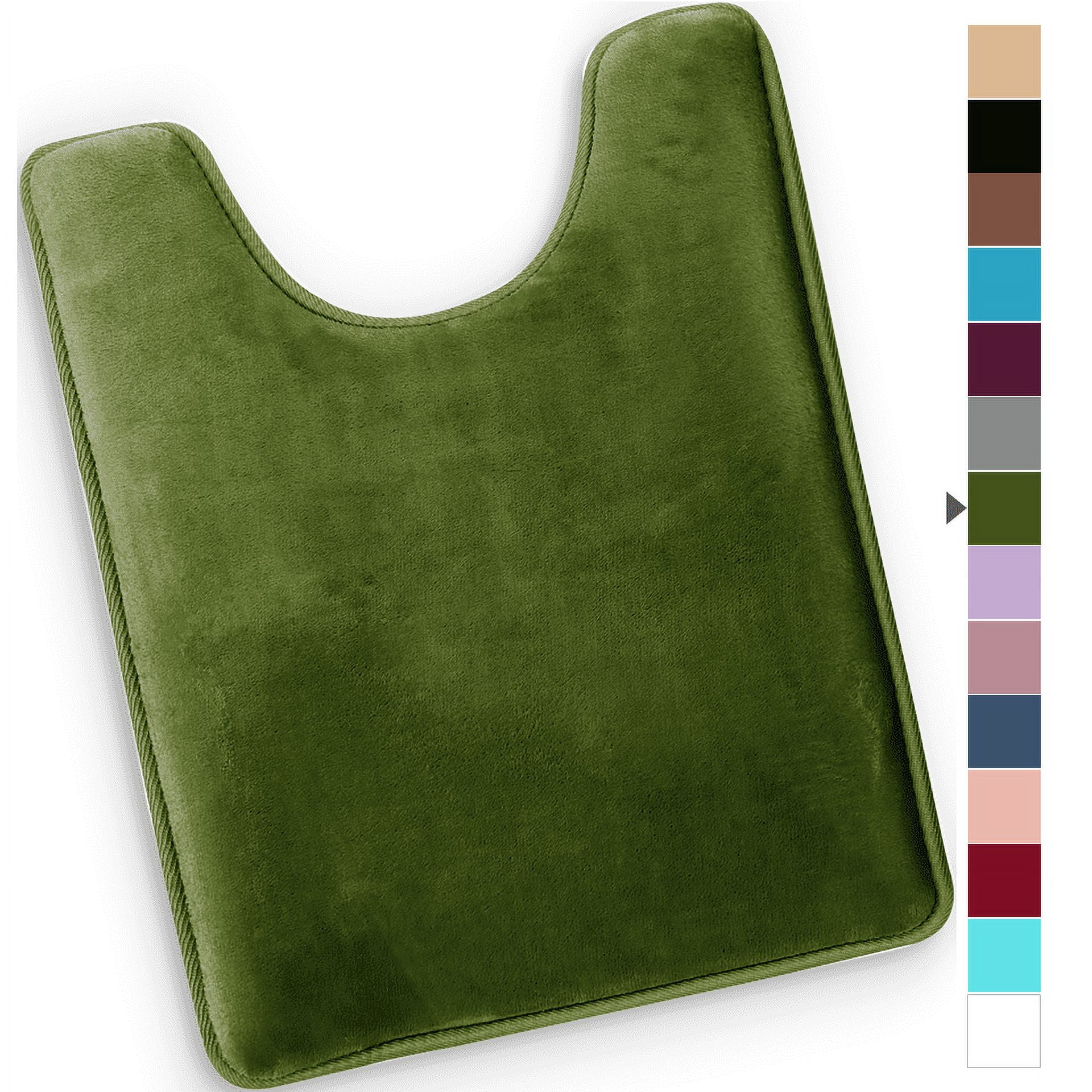 ComfiTime Memory Foam Bath Mat NonSlip, Ultra Absorbent, Plush