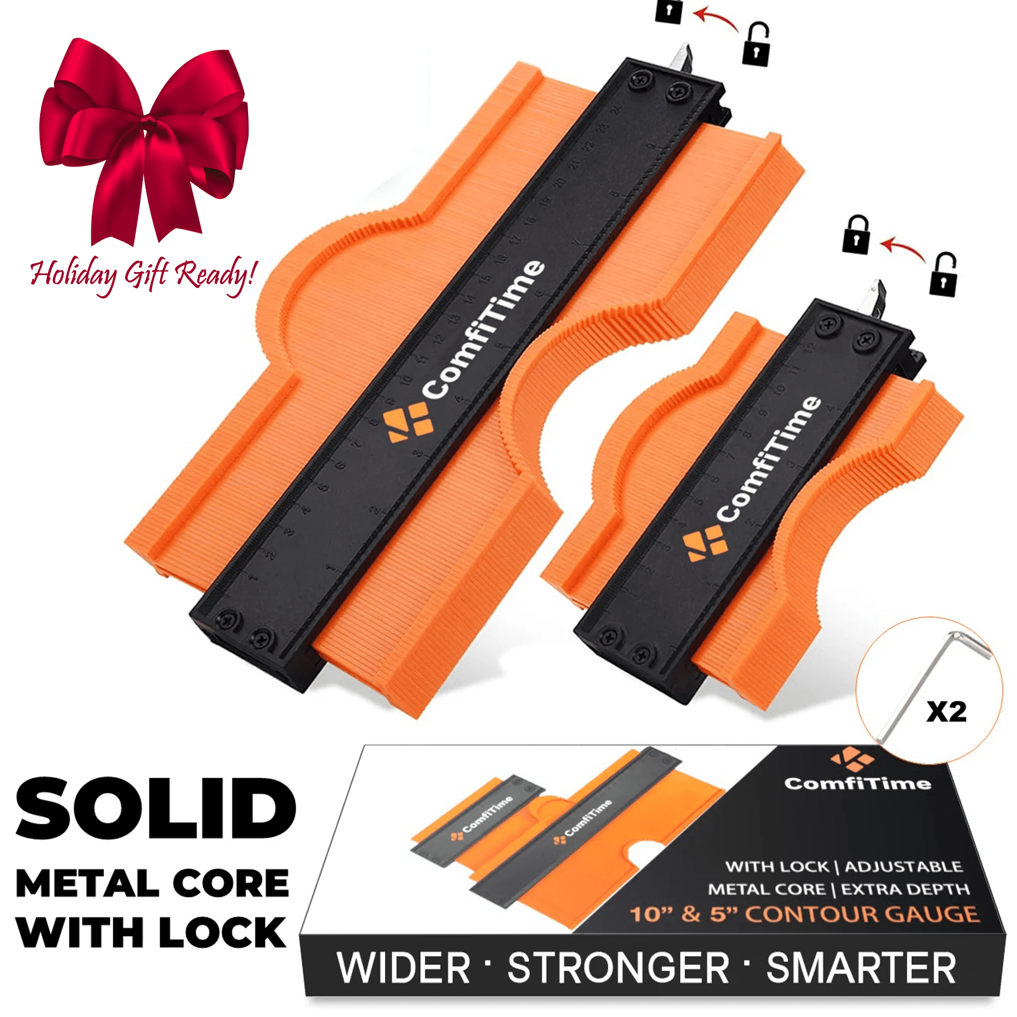 ComfiTime 10 and 5 Contour Gauge with Lock 2 Pack Duplication Tool OEM made Walmart