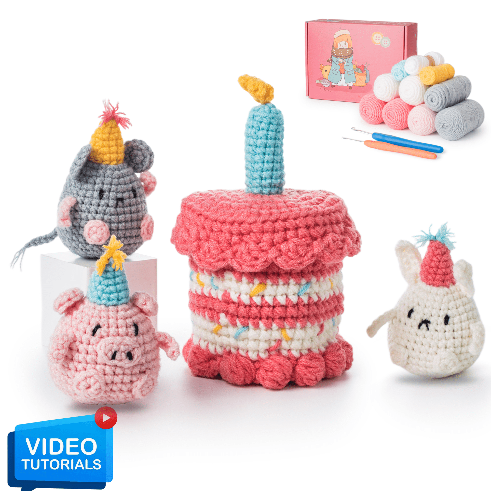 ComfiTime Crochet Kit for Beginners to Intermediate – Amigurumi Starter ...