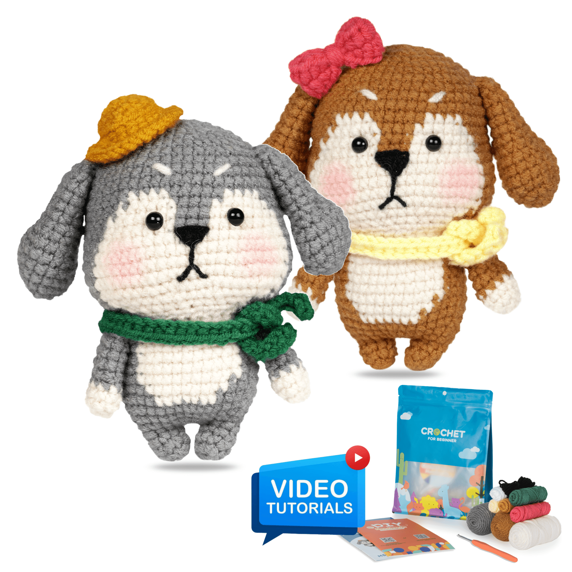 ComfiTime Crochet Kit for Beginners to Intermediate – Amigurumi Starter ...