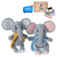 thumbnail image 1 of ComfiTime Crochet Kit for Beginners to Intermediate – Amigurumi Starter Kit w/ Video Tutorials & Step-by-Step Instructions, Complete Animal Craft Accessories for Adults, Kids & Gift Giving,Elephantes, 1 of 14
