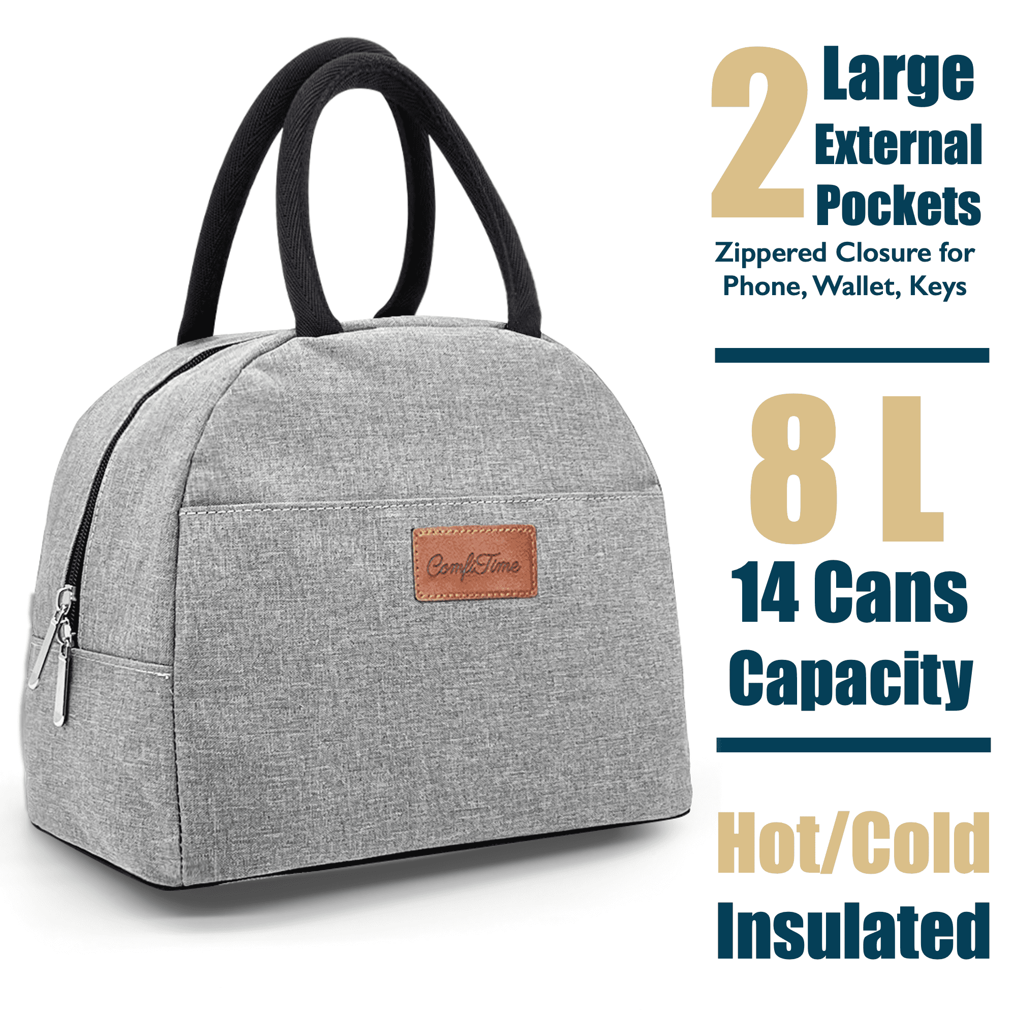 Buy Single Compartment Lunch Bag for USD 10.79