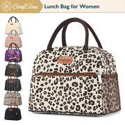 ComfiTime Lunch Bag - Insulated Lunch Box for Women, Large Capacity Cooler Bag for Adults & Teen, Cute Aesthetic Lunch T