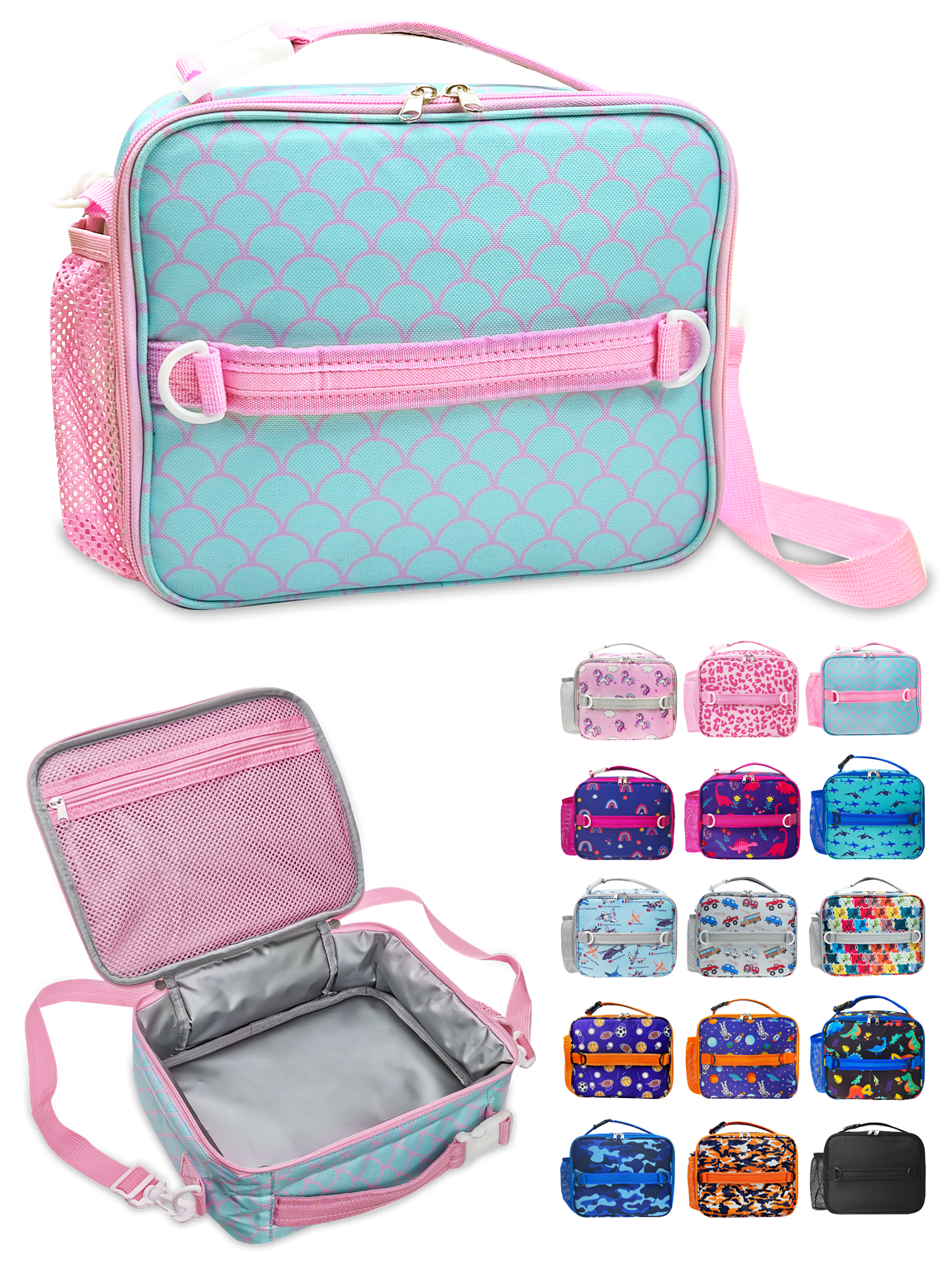 School Supplies Lunch Bag, Snack Bag, Cooler Sandwich Lunch Box For Kids,  Back To School, Kids Accessories - Yahoo Shopping
