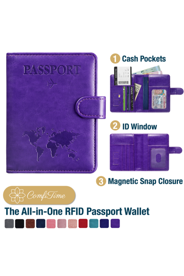 Passport Covers Purples Travel Accessories display picture 3