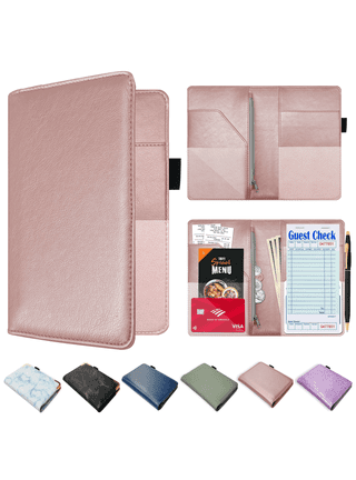 Fintie Credit Card Holder, 30 Slots Leather Wallet, Large Capacity RFID Wallet, Zip Wallet Phone Holder Clutch Travel Purse with Wristlet Strap, Hold