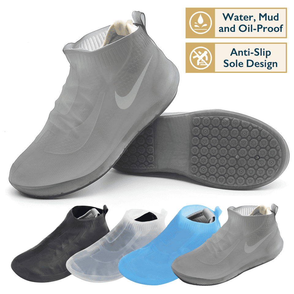 ComfiTime Waterproof Shoe Covers Shoe Covers for Rain, NonSlip TPE