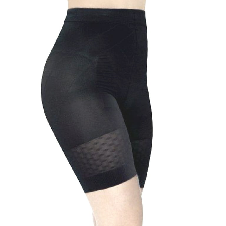 Comfia Shapewear Shorts Women High Waist Butt Lifter Shapewear Slim Body  Shaper Shorts (Medium, Black)