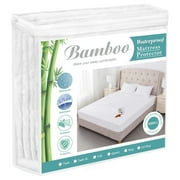 Comficlouds Waterproof Mattress Protector Queen Size Premium 100% Waterproof Mattress Cover, Washable, Noiseless & Breathable