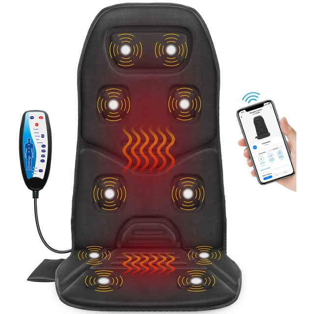 Comfier Back Massager Chair Pad Vibration Massage Seat Cushion with 3