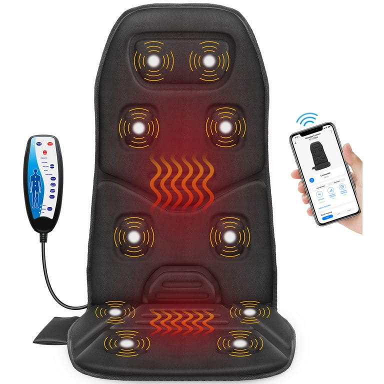 Comfier Vibration Massage Seat Cushion,Back Massager with Heat - 2206G