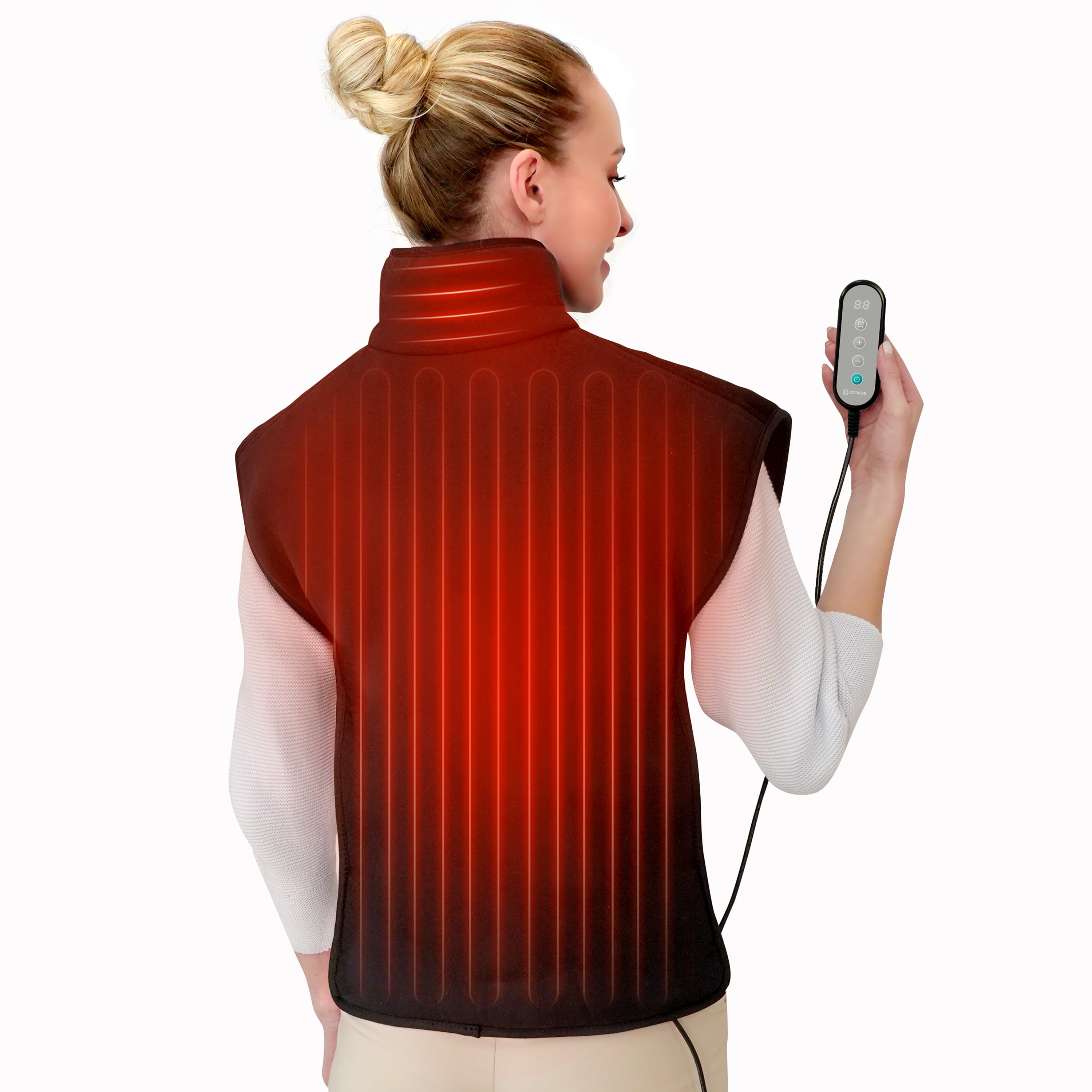  Heating Pad with Massager for Neck and Shoulders