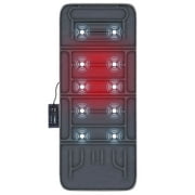 Comfier Full Body Seat Cushion Massager Mat with Heat, Back Massage Chair Pad with 10 Vibration Motors & 2 Therapy Soothing Heating Pad