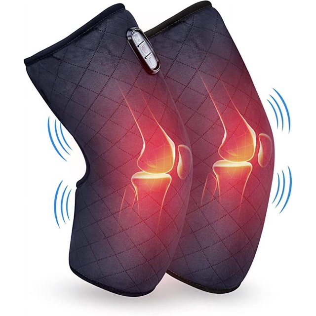 Comfier Heated Vibration Knee Massager, Shoulder Knee Brace Wrap for