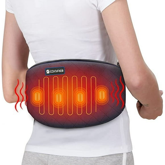 Comfier Heating Pad for Back Pain Heat Belly Wrap Belt with Vibration Massage Adjustable Belt, Gifts for Family
