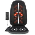 Comfier Shiatsu Back Massager with Heat, Deep Tissue Kneading, Electric Cushion, Black