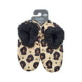 thumbnail image 1 of Comfies Womens Black Dachshund Dog Slippers - Sherpa Lined Animal Print Booties, 1 of 9