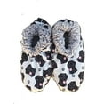 thumbnail image 1 of Comfies Womens Black Labrador Dog Slippers - Sherpa Lined Animal Print Booties, 1 of 6