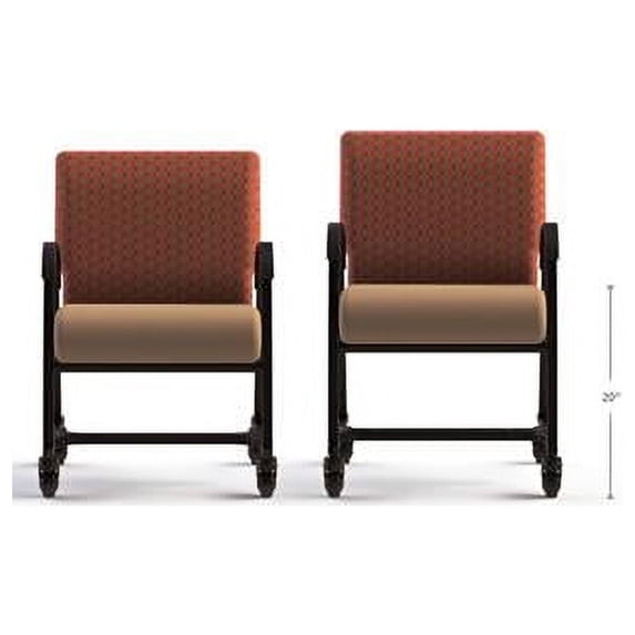 Comfor Tek Seating 841CAS-22-5435 Bariatric Chair With Casters