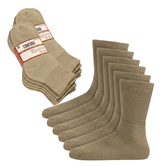 Comfora Diabetic Ankle Socks for Men and Women – 12 Pairs, Non-Binding, Seamless Toe, Cushioned Moisture-Wicking