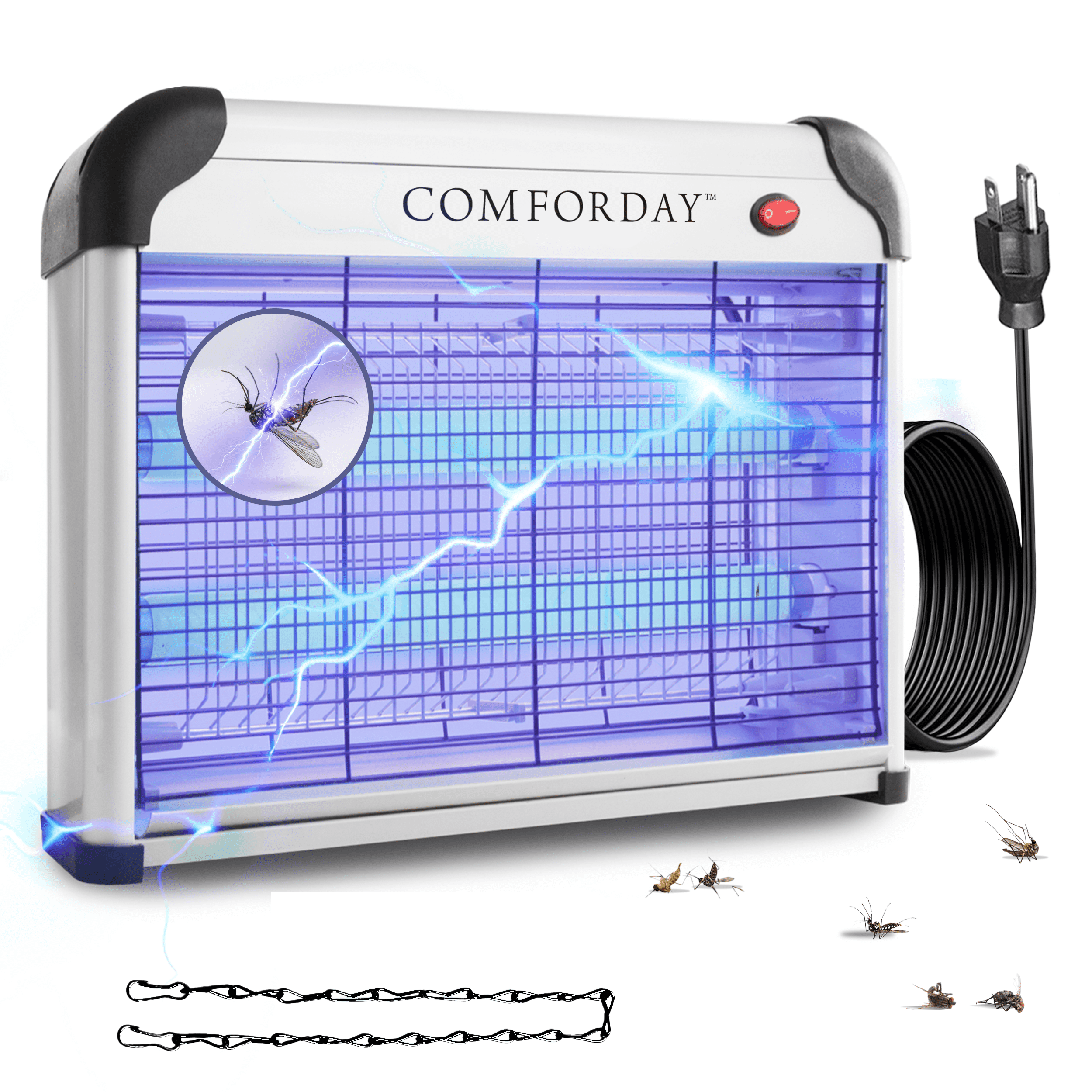 Comforday 20W Pest Insect Bug Zapper and Electric Indoor and Outdoor Mosquito Repellent