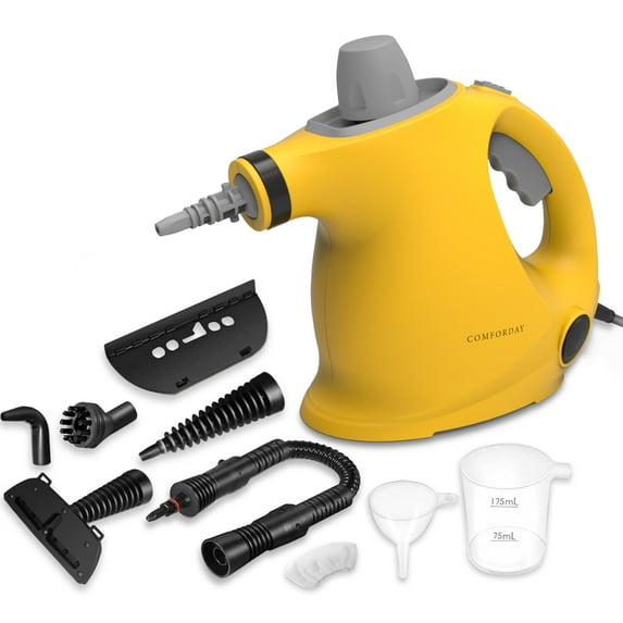 Comforday HandHeld Steam Cleaner with 9-piece accessories