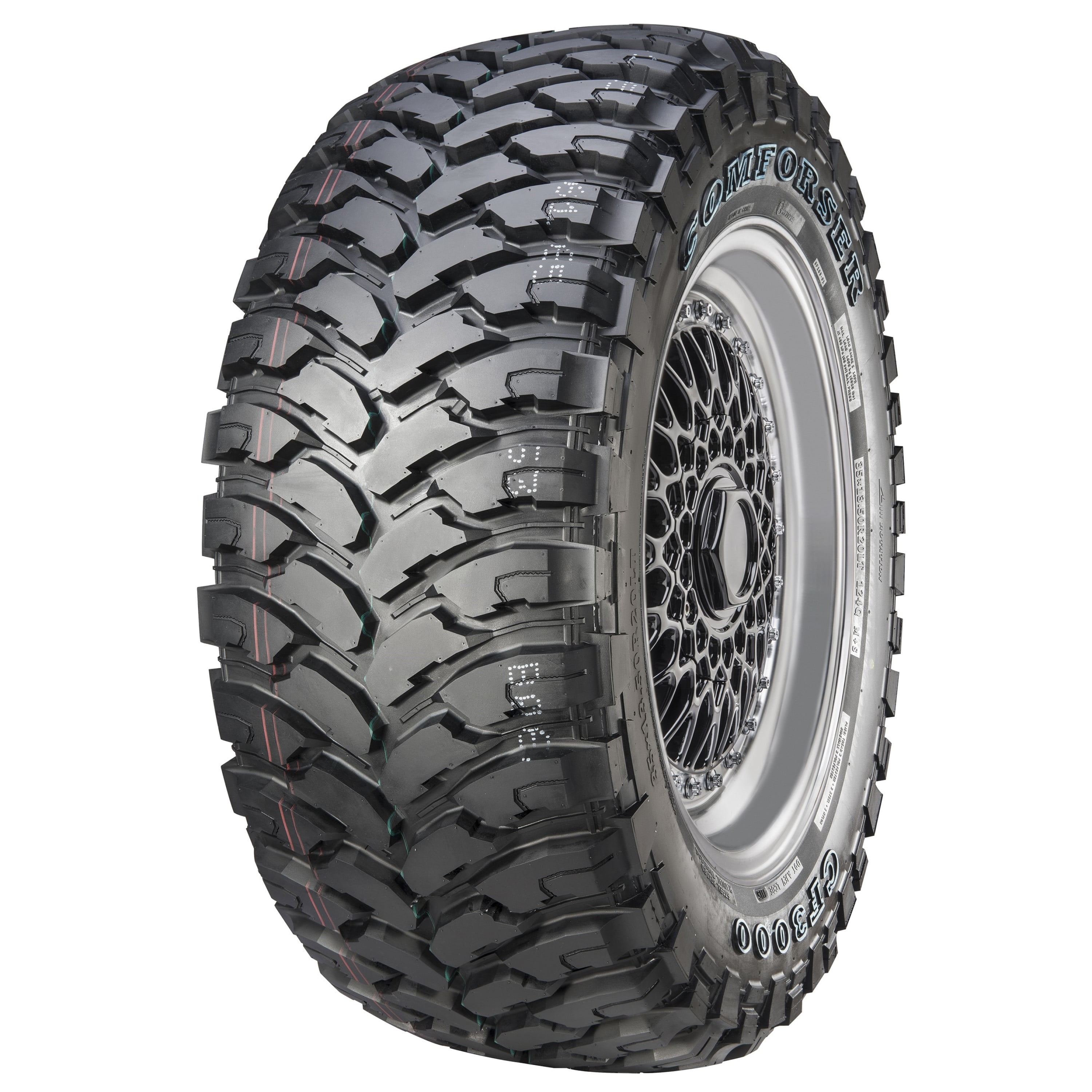 注目ショップ・ブランドのギフト E 128Q 40X15.50R24 LT CF3000 Comforser 10 Tire Mud MT Ply タイヤ・ホイール