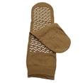 thumbnail image 1 of Comfort Axis 6 Pairs of Single Sided Non-Skid Travel Slipper Ankle Socks, Beige (X-Large), 1 of 8