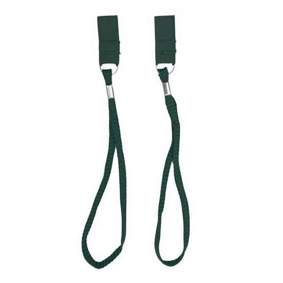 Comfort Axis Canes Crutches Replacement Stretchable Elastic Wrist Strap, Wrist Aid, Green, Pack of 2