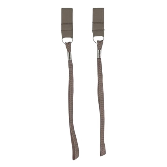 Comfort Axis Canes Crutches Replacement Stretchable Elastic Wrist Strap, Wrist Aid, Grey (Pack of 2)