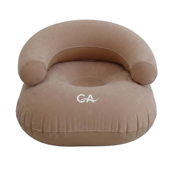 Comfort Axis Heavy Duty Inflatable Flocking Lounger Sofa, Wide Armrest Design, Outdoor/Indoor, Design for Kids, Perfect for Kids Room, Camping, Patio, or Living Room