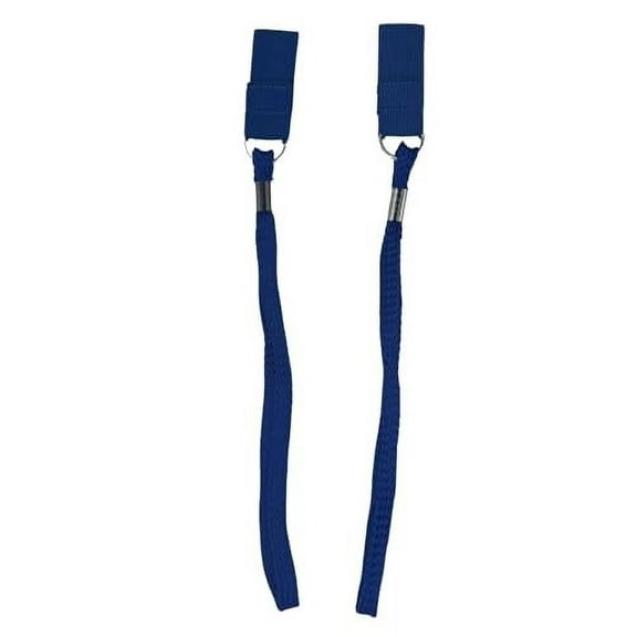 Comfort Axis Universal Walking Stick/Cane Wrist Cord, Stretchable Elastic Wrist Strap, Blue (Pack of 2)